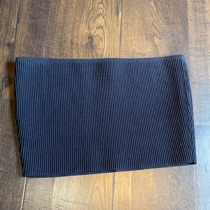 PacSun Black Ribbed Tube Top!